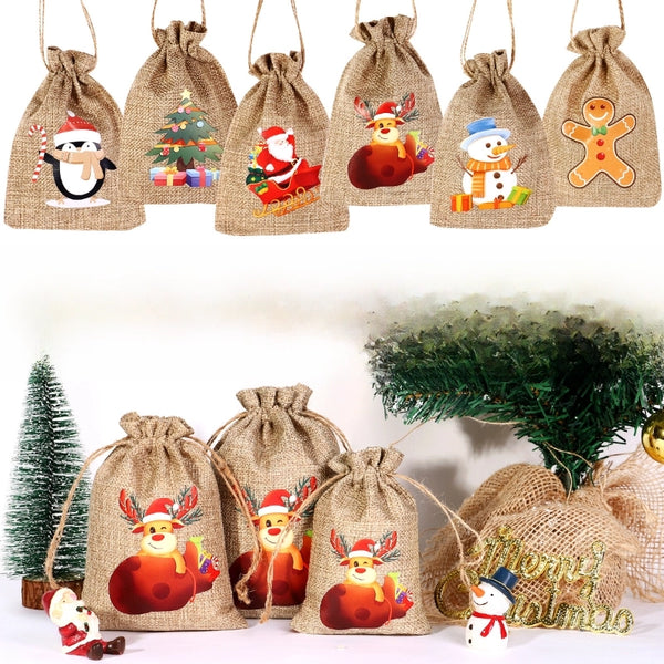 Christmas Linen Christmas House Christmas Tree Santa Claus Cute