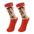 Christmas Mid-calf Length Socks Grinch Knitted Personalized Men And Women Socks Couple Fashion  Socks