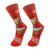 Christmas Mid-calf Length Socks Grinch Knitted Personalized Men And Women Socks Couple Fashion  Socks