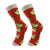 Christmas Mid-calf Length Socks Grinch Knitted Personalized Men And Women Socks Couple Fashion  Socks