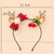 Christmas Modern Style Classic Style Kid'S Antlers Alloy Hair Band