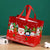 Christmas Non-woven Bag Wholesale Handbag Cartoon Christmas Gift Bag Environmental Protection Bag Folding Storage Bag