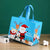 Christmas Non-woven Bag Wholesale Handbag Cartoon Christmas Gift Bag Environmental Protection Bag Folding Storage Bag