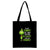 Christmas Peripheral Festival Handbag Canvas Bag Grinch Christmas Monster Green Fur Monster Printed Canvas Book Bag