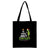 Christmas Peripheral Festival Handbag Canvas Bag Grinch Christmas Monster Green Fur Monster Printed Canvas Book Bag