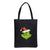 Christmas Peripheral Festival Handbag Canvas Bag Grinch Christmas Monster Printed Canvas Bag Book Bag