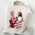 Christmas Personality Design Dwarf Penguin Merry Christmas Printing Portable Shoulder Bag Women's Shopping Bag