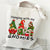 Christmas Personality Design Dwarf Penguin Merry Christmas Printing Portable Shoulder Bag Women's Shopping Bag