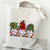 Christmas Personality Design Dwarf Penguin Merry Christmas Printing Portable Shoulder Bag Women's Shopping Bag