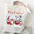 Christmas Personality Design Dwarf Penguin Merry Christmas Printing Portable Shoulder Bag Women's Shopping Bag