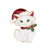 Christmas Series Cute Cat Brooch