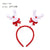 Christmas Streetwear Children Unisex Christmas Hat Christmas Tree Santa Claus Hair Band