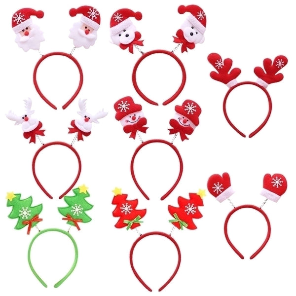 Christmas Streetwear Children Unisex Christmas Hat Christmas Tree Santa Claus Hair Band