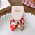 Christmas Sweet Girl'S Santa Claus Gingerbread Bear Nylon Resin Hair Tie