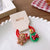 Christmas Sweet Girl'S Santa Claus Gingerbread Bear Nylon Resin Hair Tie