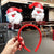 Christmas Sweet Santa Claus Sewing Festival Element Headwear