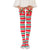 Christmas Sweet Women'S Plaid Solid Color Polyester Over The Knee Socks