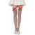 Christmas Sweet Women'S Plaid Solid Color Polyester Over The Knee Socks