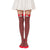 Christmas Sweet Women'S Plaid Solid Color Polyester Over The Knee Socks