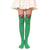 Christmas Sweet Women'S Plaid Solid Color Polyester Over The Knee Socks