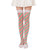 Christmas Sweet Women'S Plaid Solid Color Polyester Over The Knee Socks