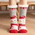 Christmas Sweet Women's Cartoon Snowman Polyacrylonitrile Fiber Crew Socks A Pair