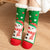 Christmas Sweet Women's Cartoon Snowman Polyacrylonitrile Fiber Crew Socks A Pair