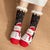 Christmas Sweet Women's Cartoon Snowman Polyacrylonitrile Fiber Crew Socks A Pair