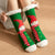 Christmas Sweet Women's Cartoon Snowman Polyacrylonitrile Fiber Crew Socks A Pair