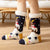 Christmas Sweet Women's Cartoon Snowman Polyacrylonitrile Fiber Crew Socks A Pair