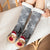 Christmas Sweet Women's Cartoon Snowman Polyacrylonitrile Fiber Crew Socks A Pair