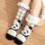 Christmas Sweet Women's Cartoon Snowman Polyacrylonitrile Fiber Crew Socks A Pair