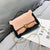 Christmas Women'S Small Pu Leather Color Block Fashion Lock Clasp Handbag