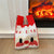 Christmas Women's Small Knit Christmas Tree Santa Claus Cute Square Open Handbag