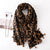 Classic Fashion Leopard Scarf Long Section Cotton And Linen Shawl