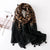 Classic Fashion Leopard Scarf Long Section Cotton And Linen Shawl