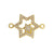 Classic Style Angel Star Snowflake Copper Plating Inlay Zircon Gold Plated Silver Plated Charms Jewelry Accessories