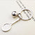 Classic Style Ball Metal Unisex Bag Pendant Keychain