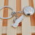 Classic Style Ball Metal Unisex Bag Pendant Keychain