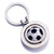 Classic Style Ball Metal Unisex Bag Pendant Keychain