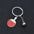 Classic Style Ball Metal Unisex Bag Pendant Keychain