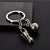 Classic Style Ball Metal Unisex Bag Pendant Keychain