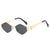 Classic Style Color Block Ac Polygon Full Frame Women's Sunglasses