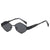 Classic Style Color Block Ac Polygon Full Frame Women's Sunglasses