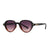 Classic Style Color Block Pc Round Frame Full Frame Women's Sunglasses