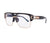 Classic Style Color Block Resin Square Half Frame Men's Sunglasses