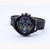 Classic Style Commute Color Block Single Folding Buckle Quartz Men's Watches