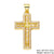 Classic Style Cross Copper Plating Inlay Zircon 18k Gold Plated Charms Jewelry Accessories