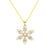 Classic Style Cross Star Copper Plating Inlay Zircon 18k Gold Plated Charms Jewelry Accessories