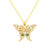 Classic Style Cross Star Copper Plating Inlay Zircon 18k Gold Plated Charms Jewelry Accessories